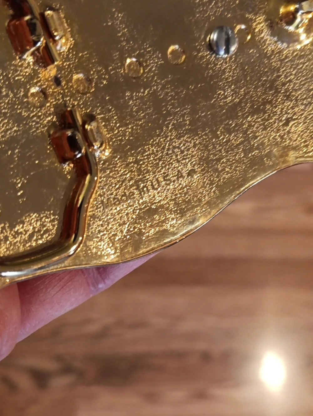 VTG BANDED AGATE BELT BUCKLE